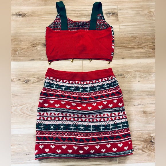 2 PIECE UGLY CHRISTMAS OUTFIT SIZE MEDIUM - Picture 2 of 6